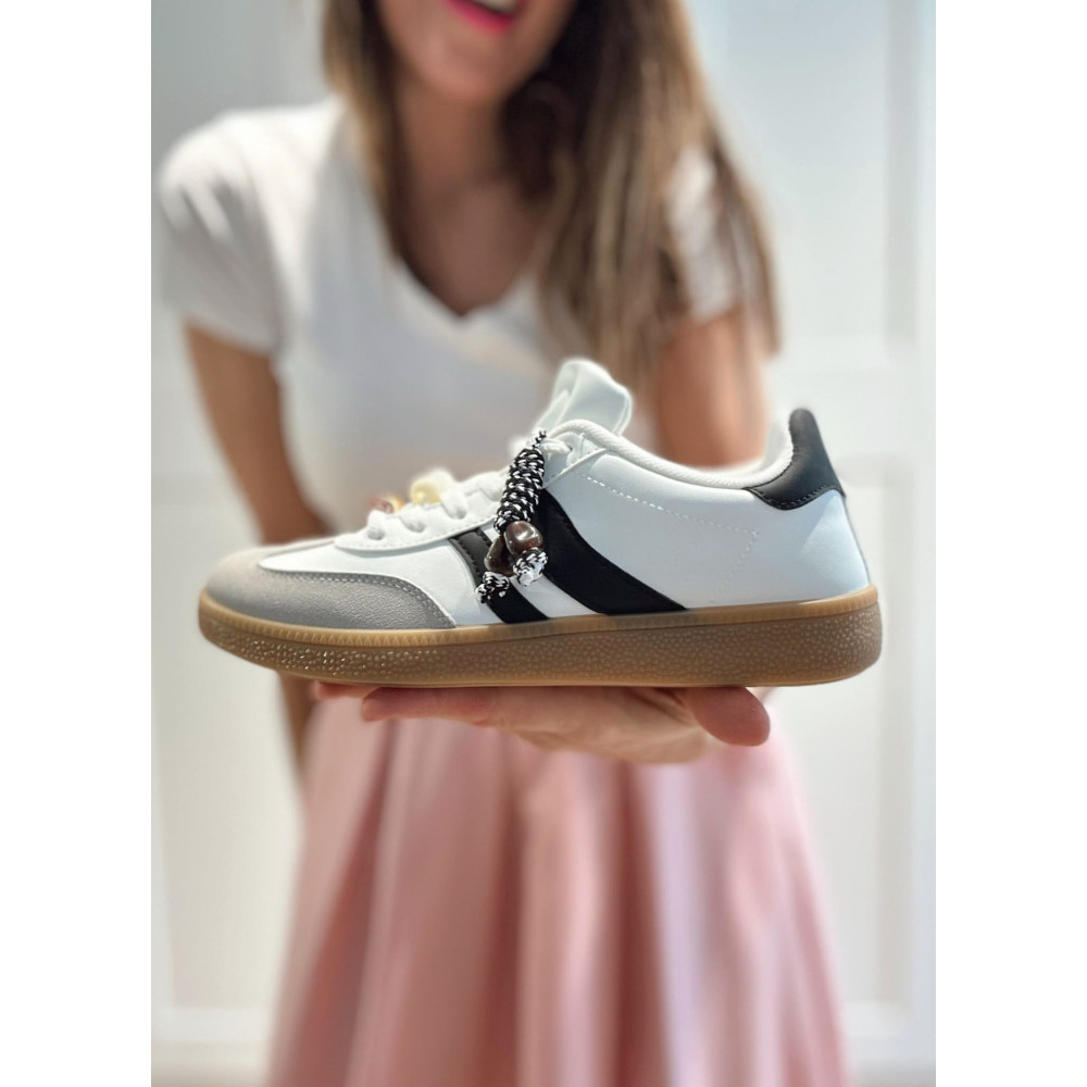 Deportiva Combinada Abalorios KNOTLY Blanco HEVE