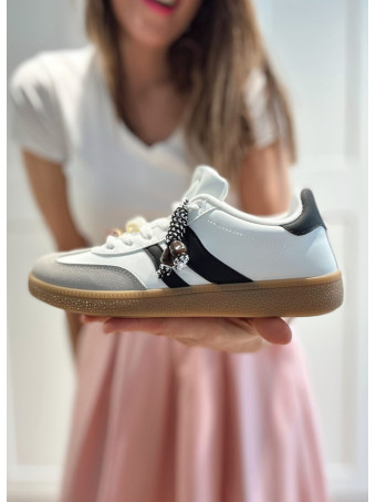 Deportiva Combinada Abalorios KNOTLY Blanco HEVE