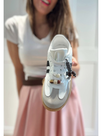 Deportiva Combinada Abalorios KNOTLY Blanco HEVE