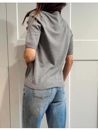 Punto Fino Manga Corta MARSYA Gris HEVE
