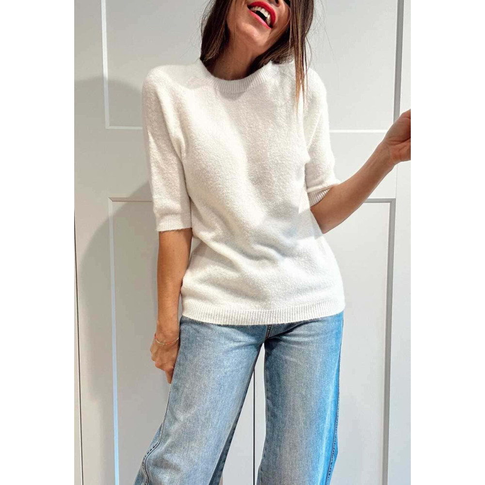 Punto Soft Manga Corta MAYLIE Blanco HEVE