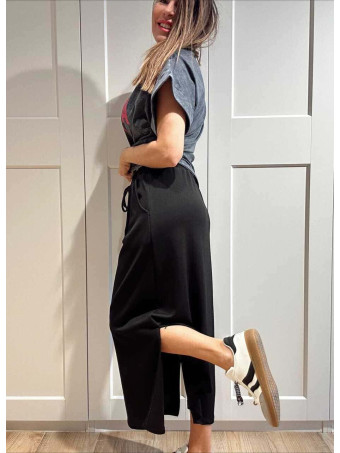 Falda Casual Soft Touch MASHUP Negro HEVE