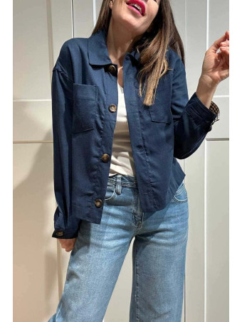 Sobrecamisa Boxy VESMYNE Marino HEVE