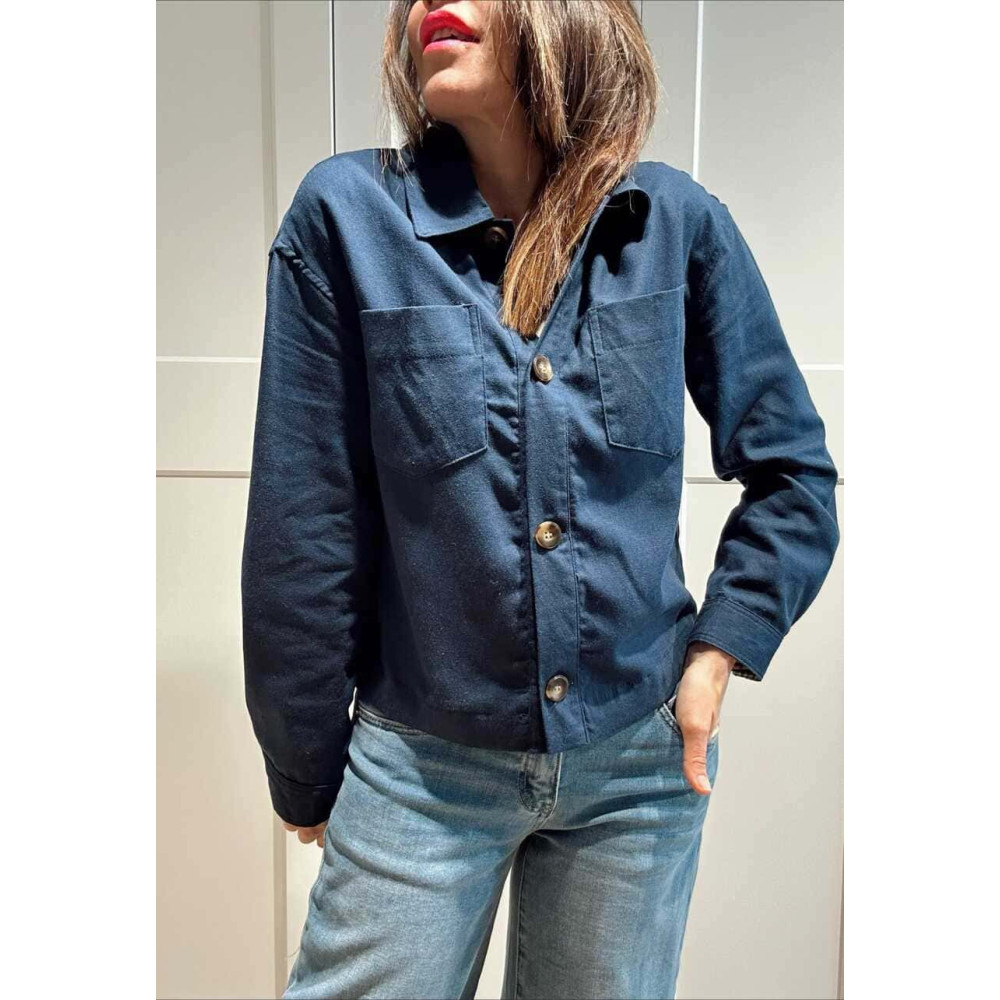 Sobrecamisa Boxy VESMYNE Marino HEVE