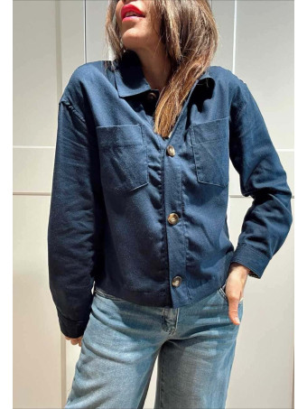 Sobrecamisa Boxy VESMYNE Marino HEVE