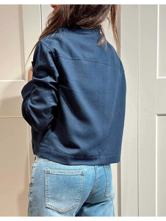 Sobrecamisa Boxy VESMYNE Marino HEVE