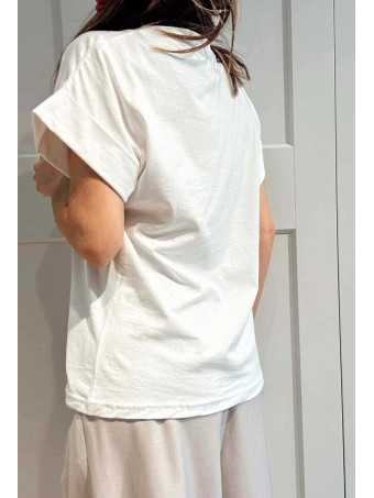 Camiseta Algodón WILD POWER Blanco HEVE