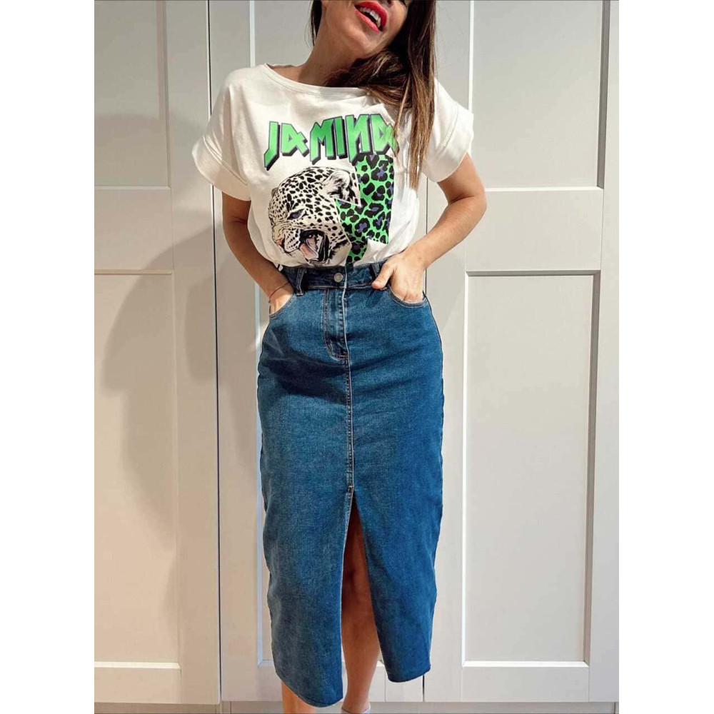 Falda Vaquera Larga COBALYRA HEVE