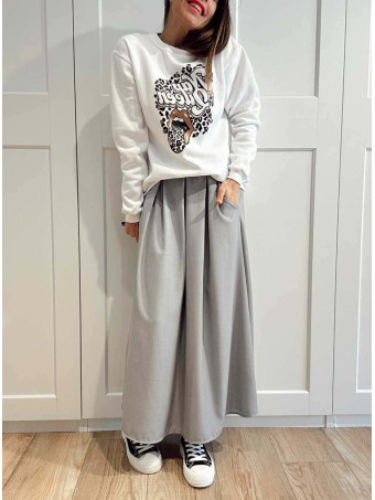 Sudadera Estampada NAP QUEEN Blanco HEVE