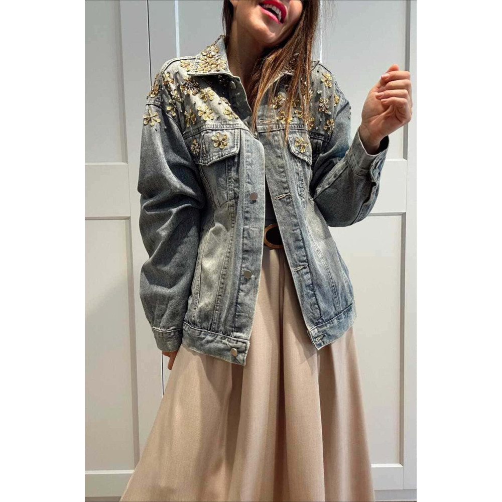 Cazadora Vaquera Strass ORLYSS HEVE