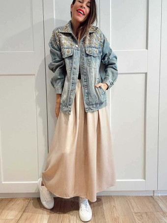 Cazadora Vaquera Strass ORLYSS HEVE