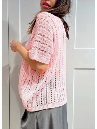Punto Calado Oversize SKAELA Rosa HEVE