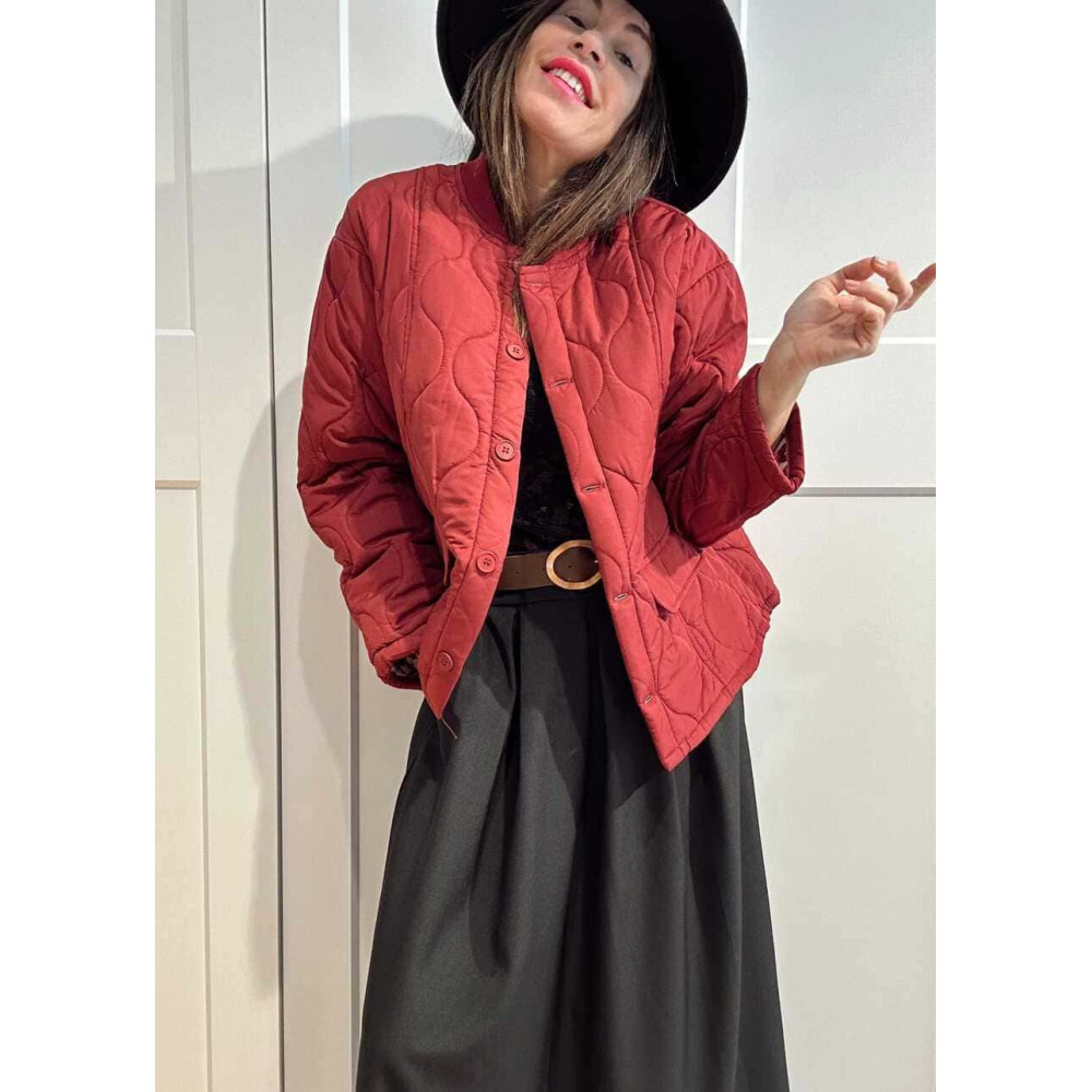 Chaqueta Ligera Guateada NOXLEY Burdeos HEVE