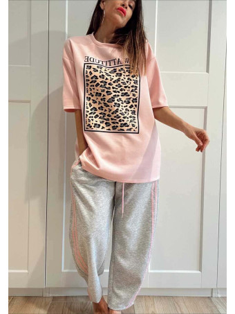 Pantalón Balloon Franja Lateral KYLANDER Gris HEVE