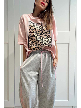 Pantalón Balloon Franja Lateral KYLANDER Gris HEVE