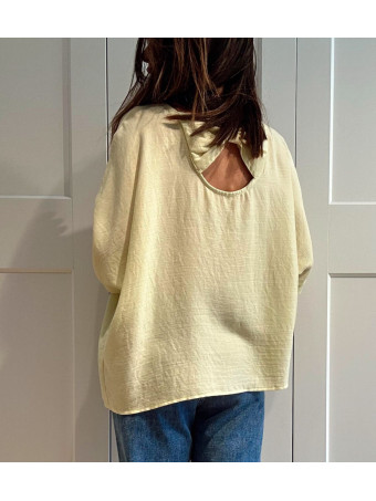 Blusa Oversize con Collar SEAFLAIR Amarillo HEVE