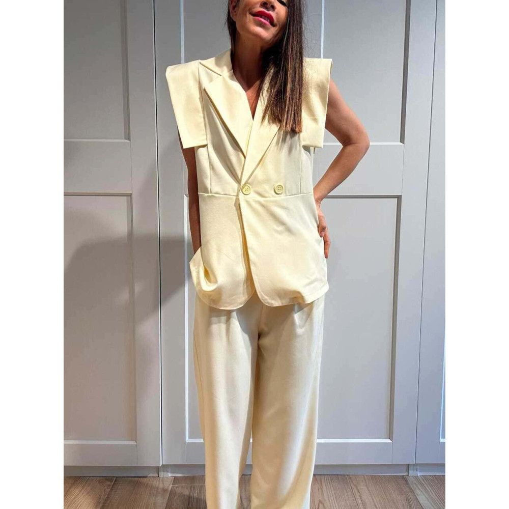 Conjunto Chaleco y Pantalón SWIFREL Amarillo HEVE