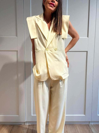 Conjunto Chaleco y Pantalón SWIFREL Amarillo HEVE