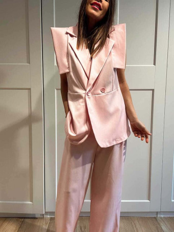 Conjunto Chaleco y Pantalón SWIFREL Rosa HEVE