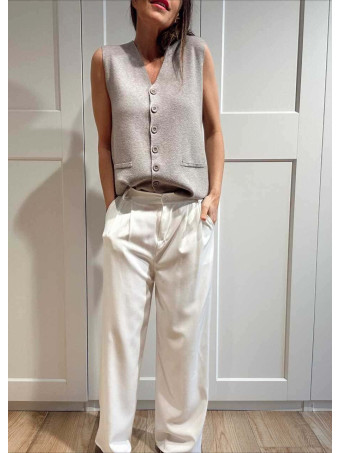 Conjunto Blazer y Pantalón JORAYNE Blanco HEVE