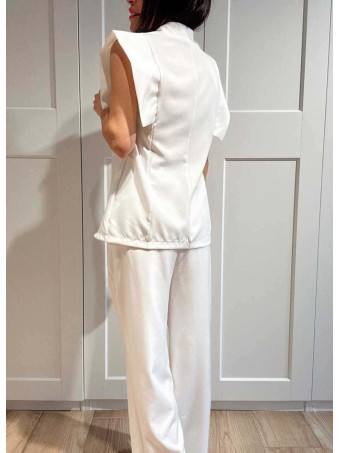 Conjunto Chaleco y Pantalón SWIFREL Blanco HEVE