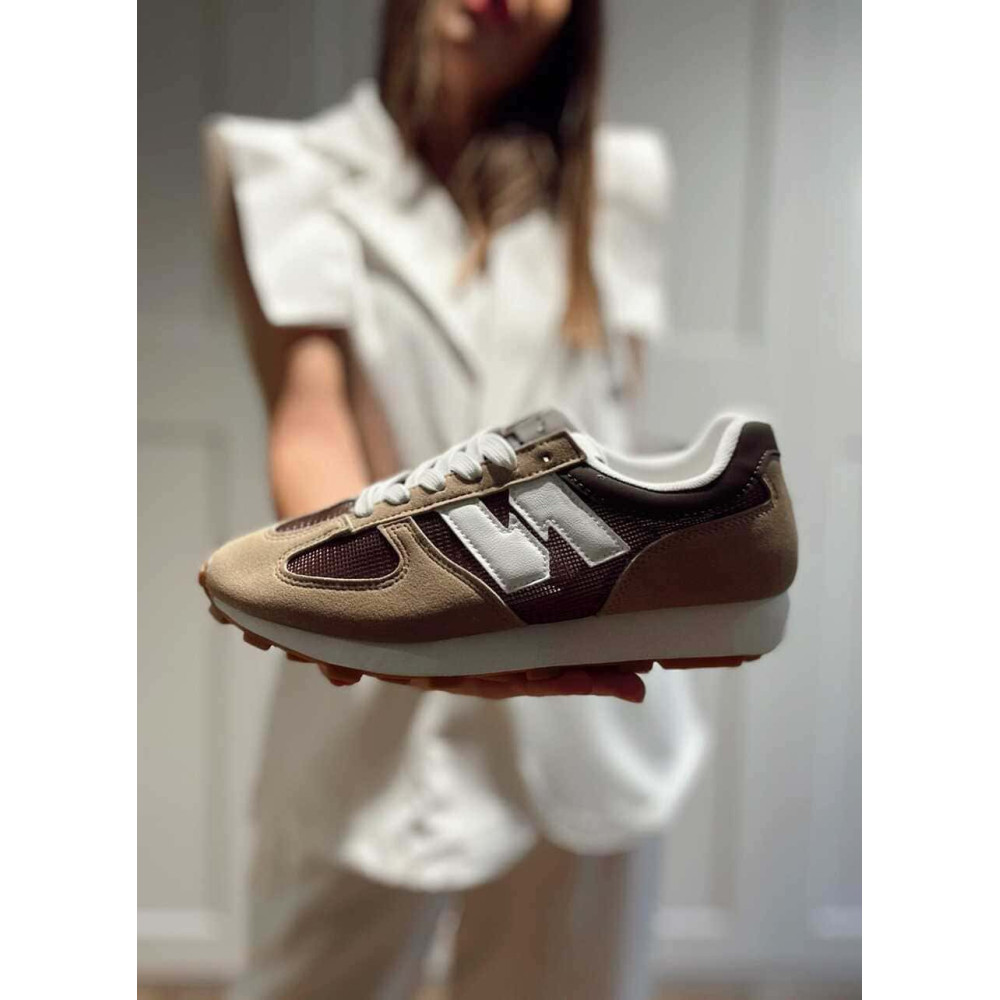 Deportiva Combinada Streetwear NOKAZE Taupe HEVE