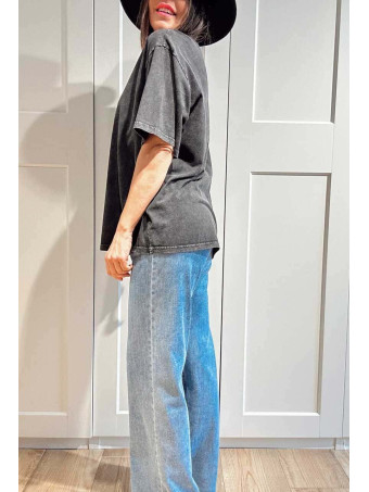 Camiseta Algodón Vinilo DOGUE COUTURE Negro HEVE