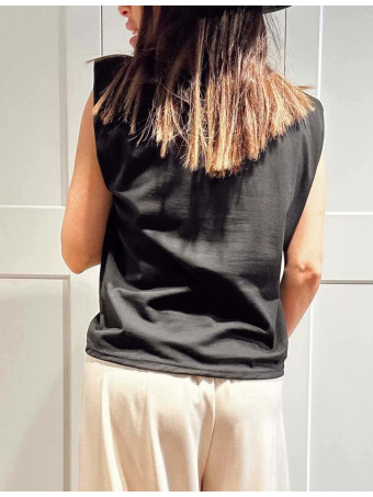 Camiseta Hombreras NOVALA Negro HEVE