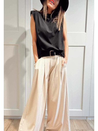 Camiseta Hombreras NOVALA Negro HEVE