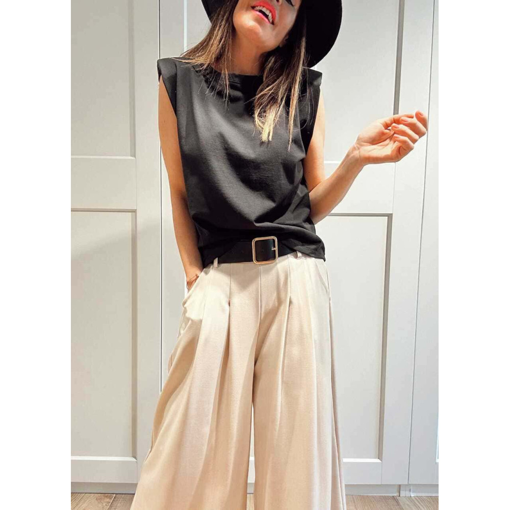 Camiseta Hombreras NOVALA Negro HEVE