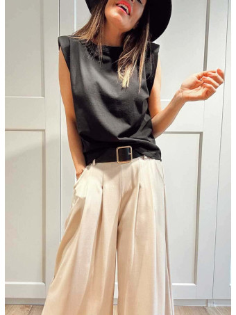 Camiseta Hombreras NOVALA Negro HEVE