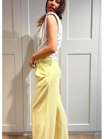 Pantalón Tailoring con Pinzas JAYCE Amarillo HEVE