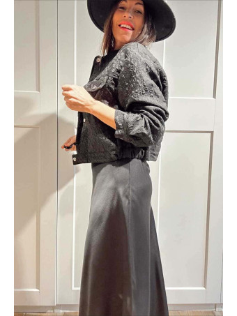 Chaqueta Bomber Relieve SOOLEN Negro HEVE