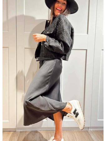 Chaqueta Bomber Relieve SOOLEN Negro HEVE