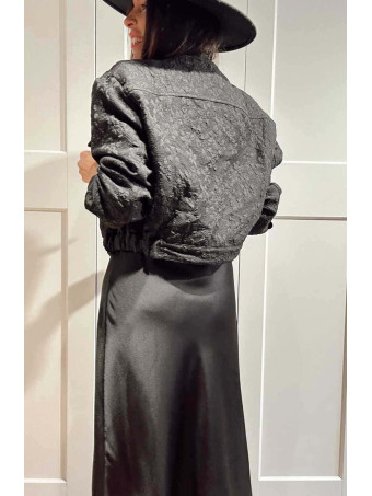 Chaqueta Bomber Relieve SOOLEN Negro HEVE