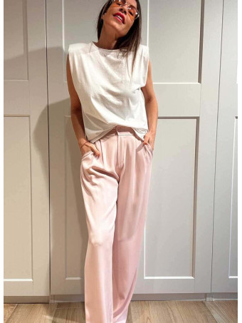 Pantalón Tailoring con Pinzas JAYCE Rosa HEVE