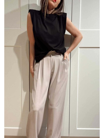 Pantalón Tailoring con Pinzas JAYCE Taupe HEVE