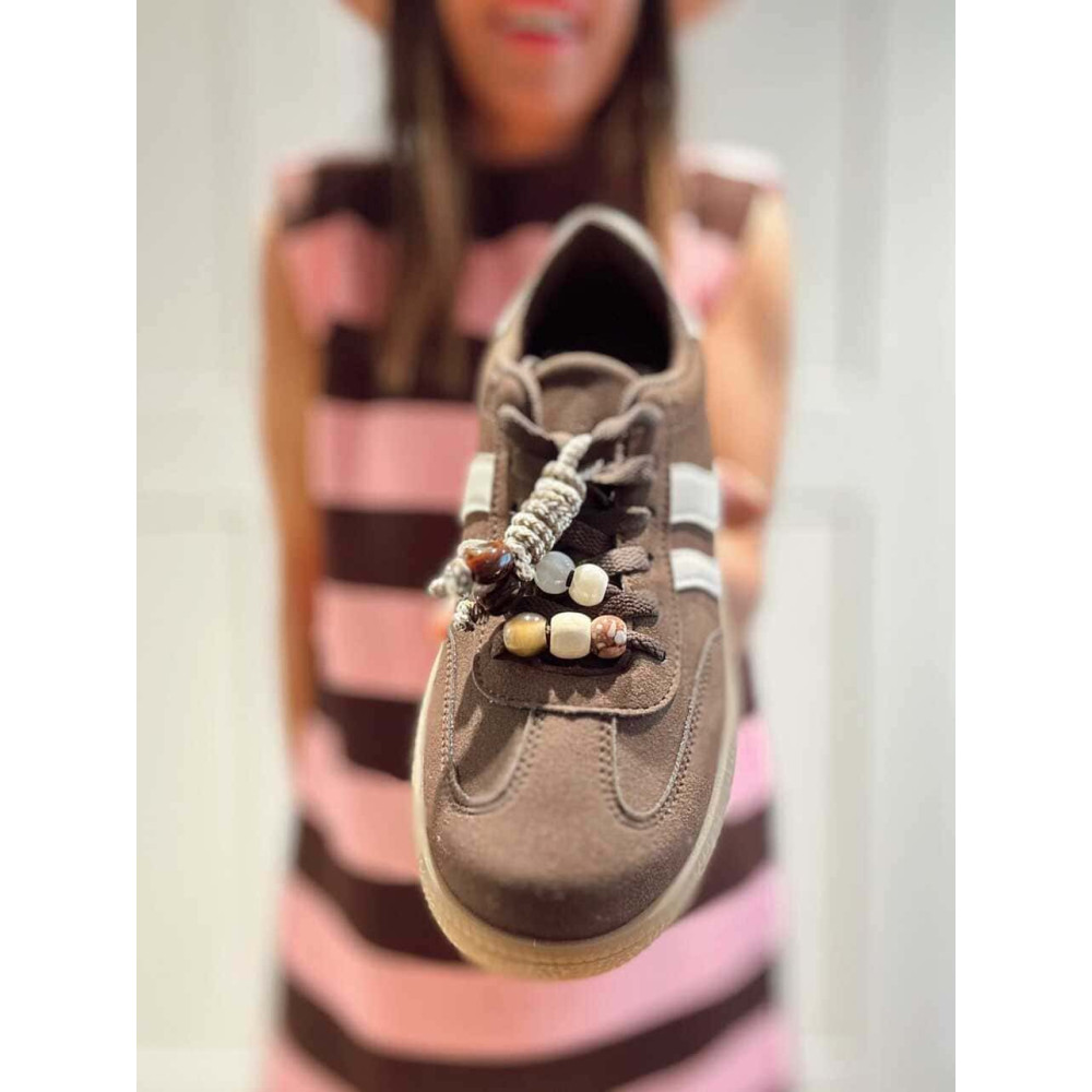 Deportiva Combinada Abalorios KNOTLY Marrón HEVE