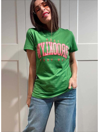 Camiseta Algodón BROOKLYN 1898 Verde HEVE