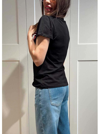 Camiseta Algodón BROOKLYN 1898 Negro HEVE