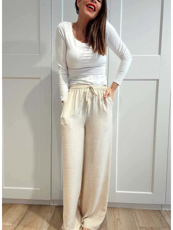 Conjunto Blazer y Pantalón VESKA Beige HEVE