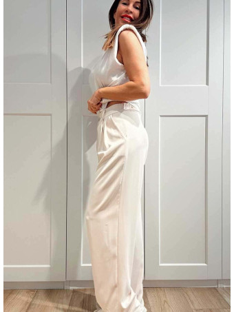 Pantalón Tailoring con Pinzas JAYCE Beige HEVE