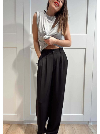 Pantalón Tailoring con Pinzas JAYCE Negro HEVE