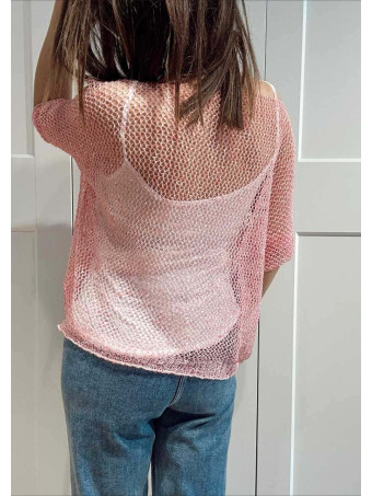 Conjunto Punto Calado NAYMA Rosa HEVE