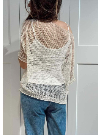 Conjunto Punto Calado NAYMA Beige HEVE