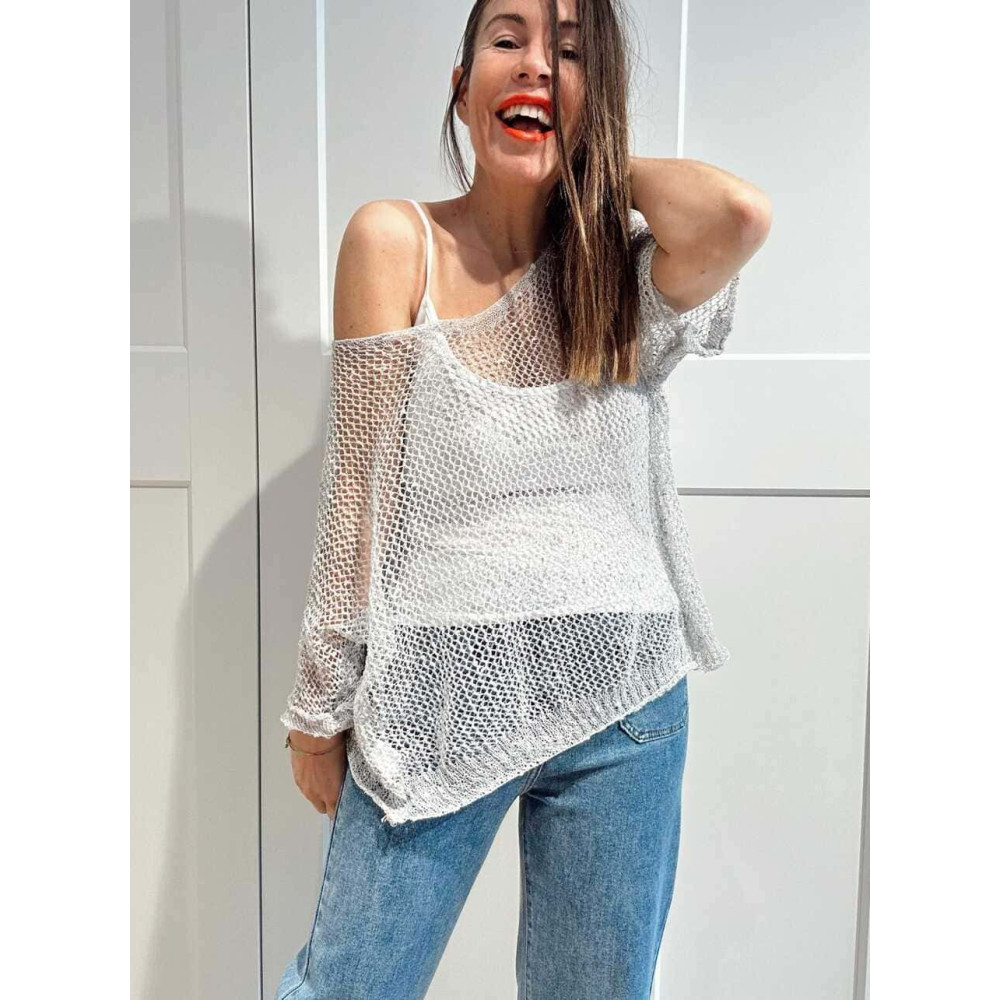 Conjunto Punto Calado NAYMA Gris HEVE