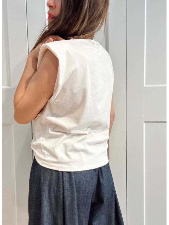 Camiseta Hombreras NOVALA Beige HEVE