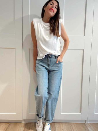 Jeans Balloon Tiro Alto CLOUDSTER HEVE