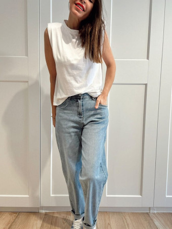 Jeans Balloon Tiro Alto CLOUDSTER HEVE