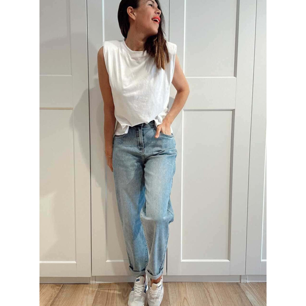 Jeans Balloon Tiro Alto CLOUDSTER HEVE